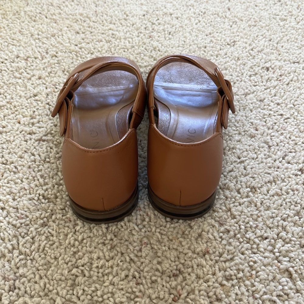 Vionic Brown Leather Sandals - Picture 3 of 4